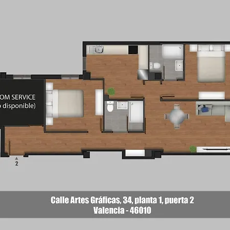 Artes 2 Apartament Walencja